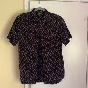 Forever21 Men Rose Button Down